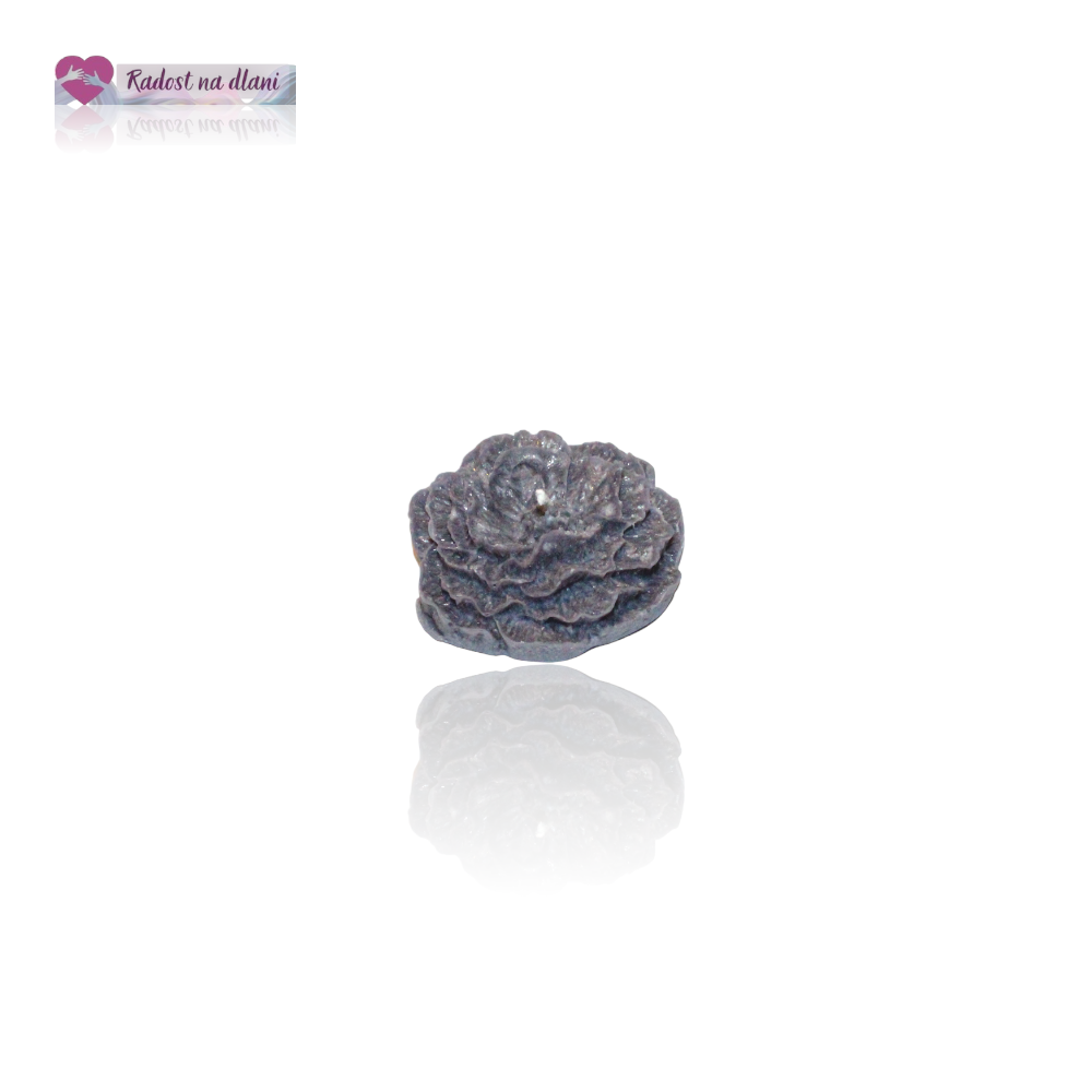 Svíčka - Plovoucí květ - 4cm - černá